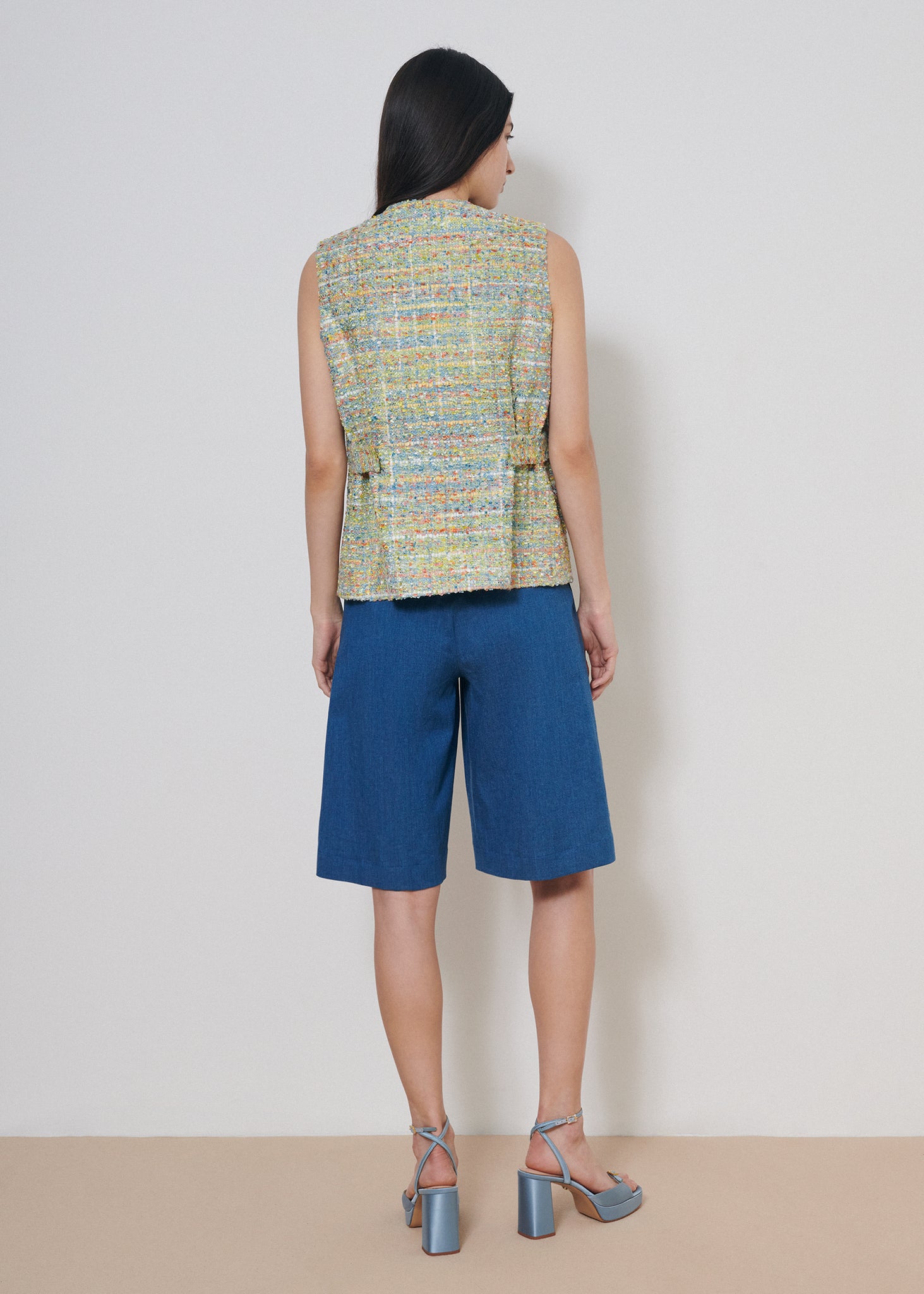 Bermuda Denim Detrás Marta Martí