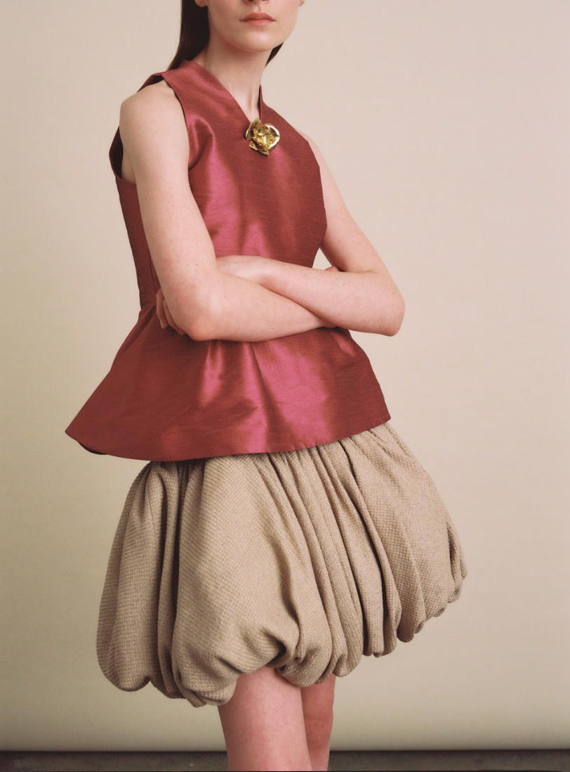 FALDA MINI RAFIA