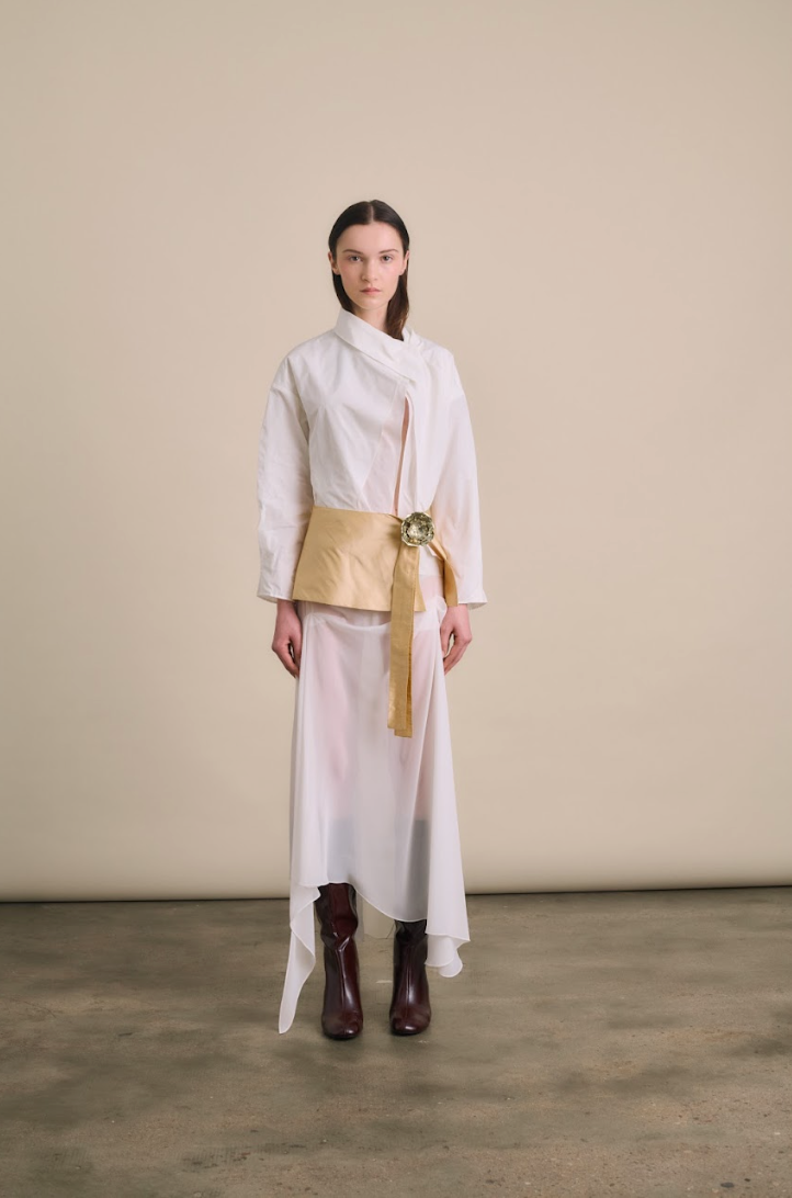 CAMISA TAFETÁN BLANCA